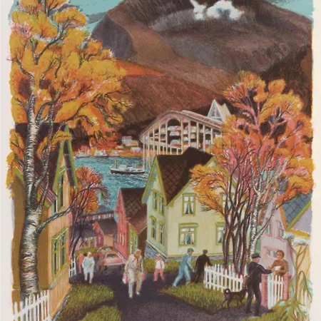 Sentrums Med Balkong アパート