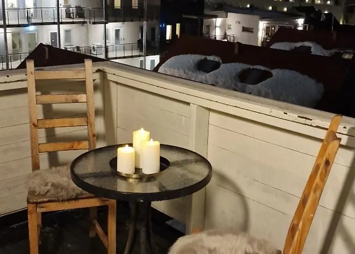 Sentrums Med Balkong Lägenhet Tromsø